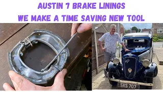 Austin 7 Restoration - New Brake Linings And Brake Spring Removal Tool