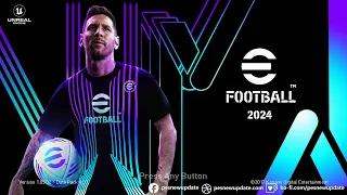 PES 2018 Menu eFootball 2024 by PESNewupdate