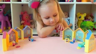 Свинка Пэппа пакетики с сюрпризом распаковка Peppa Pig bags surprise unboxing entertainment