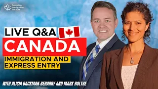 Canada Immigration LIVE Q&A with Alicia and Mark