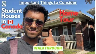 Tour inside a 500$ rent in Canada | Canada Student Home Tour | Windsor University | RENT IN 🇨🇦