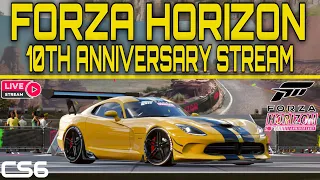 Forza Horizon 10th Anniversary Livestream With Subscribers! - Seasonal, Customs, & More!