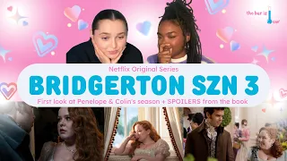 BRIDGERTON SZN 3 *FIRST LOOK REACTION + SPOILERS 👑 WE SEE CHEMISTRY #bridgerton #booktube #netflix