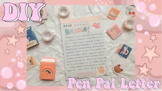 DIY PEN PAL IDEAS | DIY БУМАЖНОЕ ПИСЬМО ДРУГУ | Оформление письма другу | hola hola