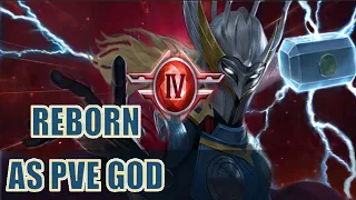 Thor (All Father Reborn) Tier-4: Review & Comparison with Love and Thunder Uni I Marvel Future Fight