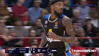 EA7 Emporio Armani Milan-Maccabi Playtika Tel Aviv 90-98: Lorenzo Brown (20 points, 12 assists)