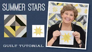 Make a "Summer Stars" Picnic Quilt with Jenny Doan of Missouri Star (Video Tutorial)