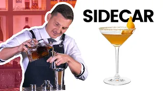 Jak namíchat koktejl Sidecar z koňaku | NA BARU