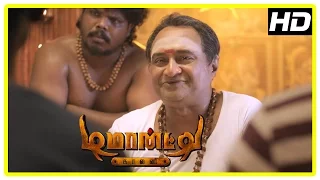 Demonte Colony movie scenes | M S Baskar predicts future | Arulnithi finds M S Baskar deceased