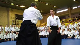 Ushiro ryakatate dori Christian Tissier International Aikido seminar in Kiev 2019