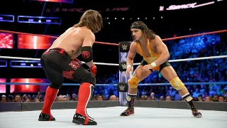 AJ Styles vs Chad Gable Smackdown July. 4, 2017 Highlights HD