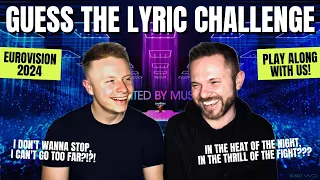 GUESS THE EUROVISION 2024 LYRICS (with Shane's Eurovision Review)