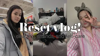 RESET VLOG: spend the day with me, run errands, cleaning, and self-care!