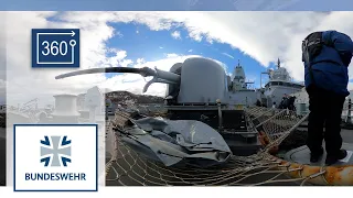360 Grad VR | Deutsche Marine | Einblick in die Fregatten während der Missile Firing Exercise 2023