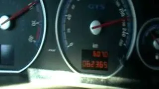 Vectra C  1.8 z18xe top speed run (Stock = 203 kmh)