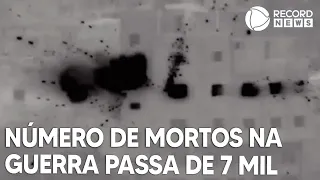 Quantidade de pessoas mortas na guerra passa de 7 mil