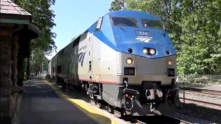 15 Hour Late Amtrak 448 Held up by Huge Wreck on NS