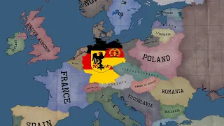 HOI4: What if East and West Germany Existed in 1936? - AI Only Timelapse