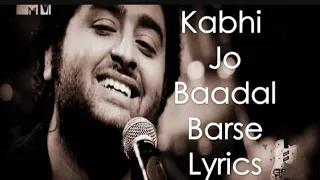 Kabhi Jo Badal Barse Lyrics Arijit Singh(Jackpot) || The Viral Music ||