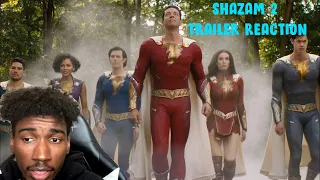 SHAZAM: FURY OF THE GODS TRAILER REACTION | "THIS IS HEAT"