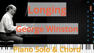 🎹Solo & Chord, Longing, George Winston, Synthesia Piano