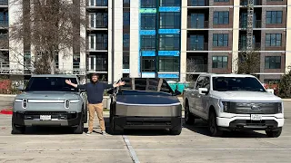 Rivian vs Cybertruck vs Lightning! Quick Tour & My Recommendation For You