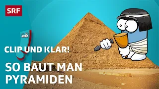 Clip und klar! – Wie wurden die Pyramiden von Gizeh gebaut? | Kindervideos | SRF Kids