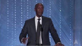 Don Cheadle honors Frederick Wiseman at the 2016 Governors Awards