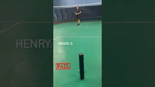 🏸Accuracy Challenge🏸 #shorts