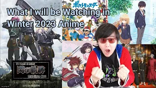 What I will be Watching in Winter 2023 Anime
