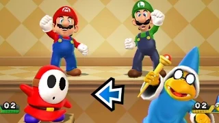 Mario Party 9 - All Free-for-All Minigames (4 Player Minigames)