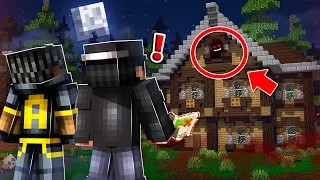 Do NOT Enter This Creepy Cabin at NIGHT... (Minecraft)