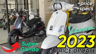 Pinaka kompletong Presyo ng VESPA SCOOTER year  2023 , Specs at Features Alam mo ba?