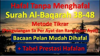 Hafal Tanpa Menghafal Surah Al-Baqarah Ayat 38-48 | Metode Tikrar (Pengulangan)