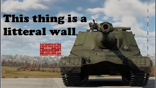 This tank is equal to a wall... (War thunder) (Microphone has been fixed!)