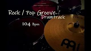 Rockin Pop Groove Backing Drum Track   104 bpm