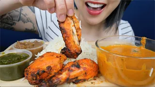 CLASSIC BUTTER CHICKEN AND RICE (ASMR EATING SOUNDS) NO TALKING | SAS-ASMR