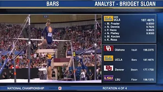 Madison Kocian 2019 Bars at NCAA Finals 9.8625