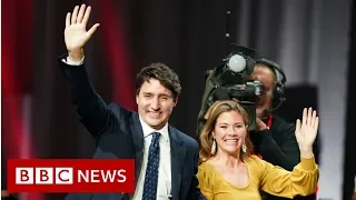 Canada election: Justin Trudeau gives victory speech - BBC News