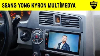 Ssangyong Kyron android multimedya carplay ekran inceleme - Emr Garage Ankara