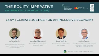 The Equity Imperative Day 3: Climate Justice for an Inclusive Economy