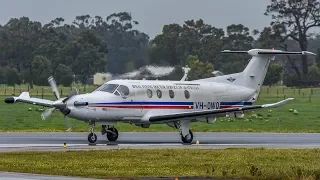 RFDS PC-12 Start Up and Taxi at Busselton