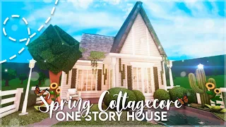 No Gamepass Sage Green Spring Cottagecore One Story House I Speedbuild and Tour - iTapixca Builds