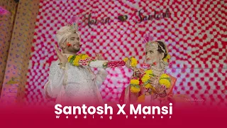 Santosh x Mansi Wedding Teaser 2023 | Cinematic | Best Wedding Teaser 2023 | Pritu Photography