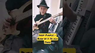 11 year old Jake plays the first solo from Burn by Deep Purple