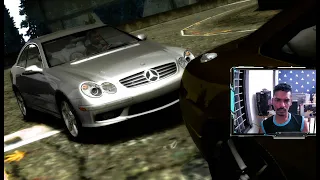 MERCEDES BENZ CLK 500 CUSTOM RACE SPRINT HARD DIFFICULTY NFS MW 2005 NO COMMENTARY