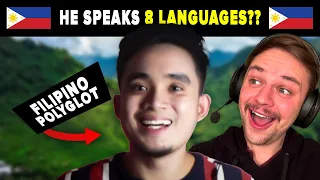 Filipino POLYGLOT speaks 8 languages! @aljohnpolyglot