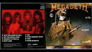Megadeth - In My Darkest Hour Original Version (1988) From The Album So Far So Good...So What