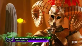 Ram Performs "Take Me Home, Country Roads" By John Denver | Masked Singer | S7 E2