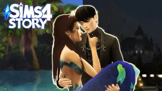 |SIMS 4| MERMAID AND VAMPIRE LOVE STORY | RICH TO POOR|